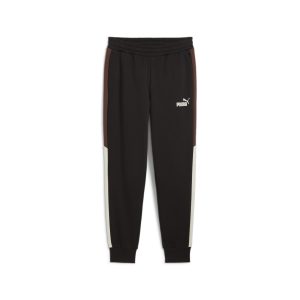 PUMA POWER Colorblock Sweatpants black espresso brown
