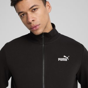 PUMA ESS NO 1 LOGO TRACK JACKET BLACK