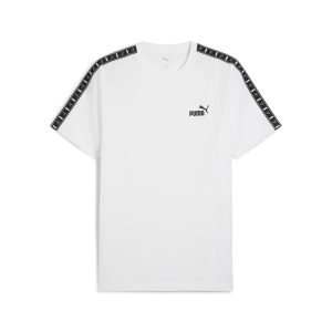 PUMA ESS TAPE TEE WHITE