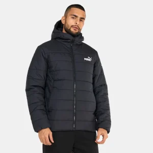 PUMA ESS HOODED JACKET BLACK